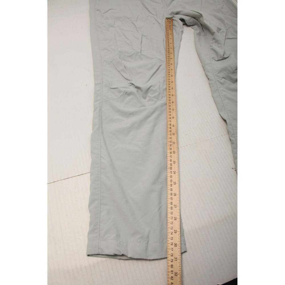 Simms Pants Mens 38x31 Gray Nylon Chino Elastic Waist Quick Dry Travel Fishing - Picture 12 of 16